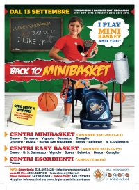 BACK TO MINIBASKET: FINALMENTE!!!!!!!         INFO ED ORARI CORSI MINIBASKET